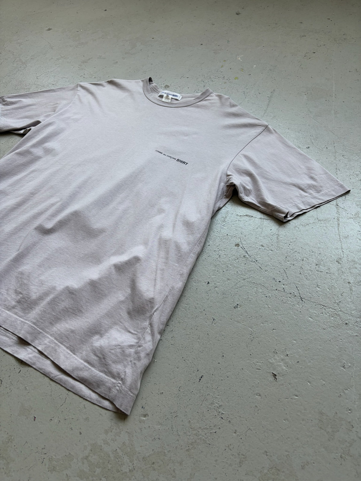 Comme Des Garcons Shirt Grey Short Sleeve Shirt (XL)