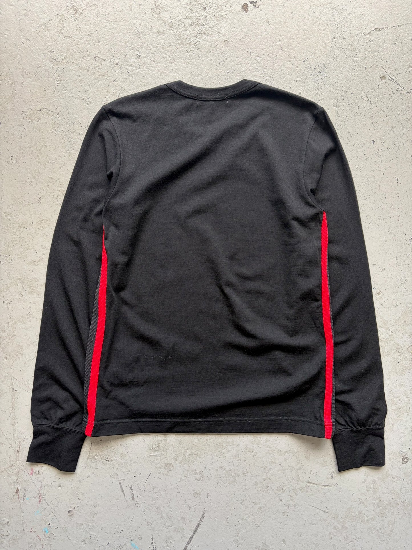 Comme Des Garcons Black & Red Mesh Long Sleeve (XS)