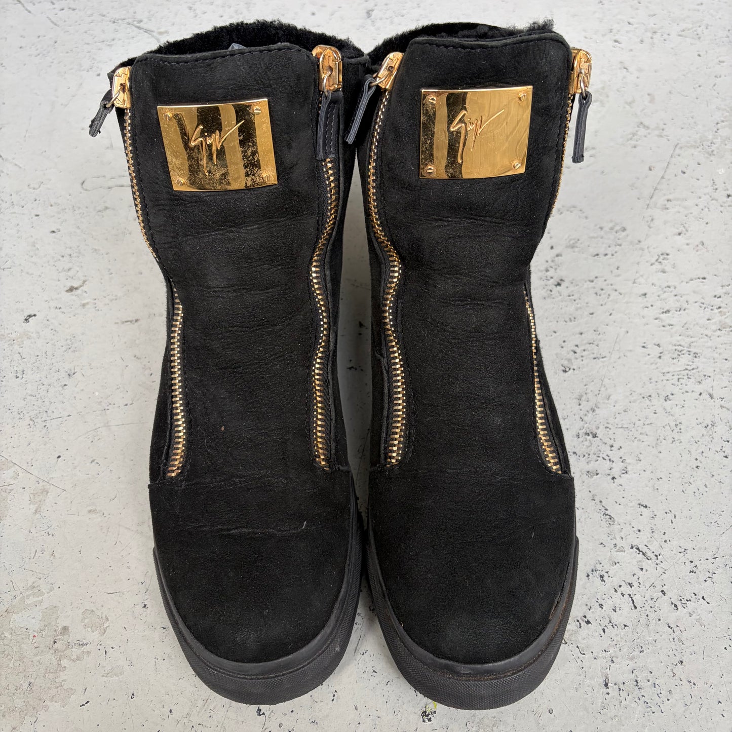 Giuseppe Zanotti Fur Lined Sneakers (41)