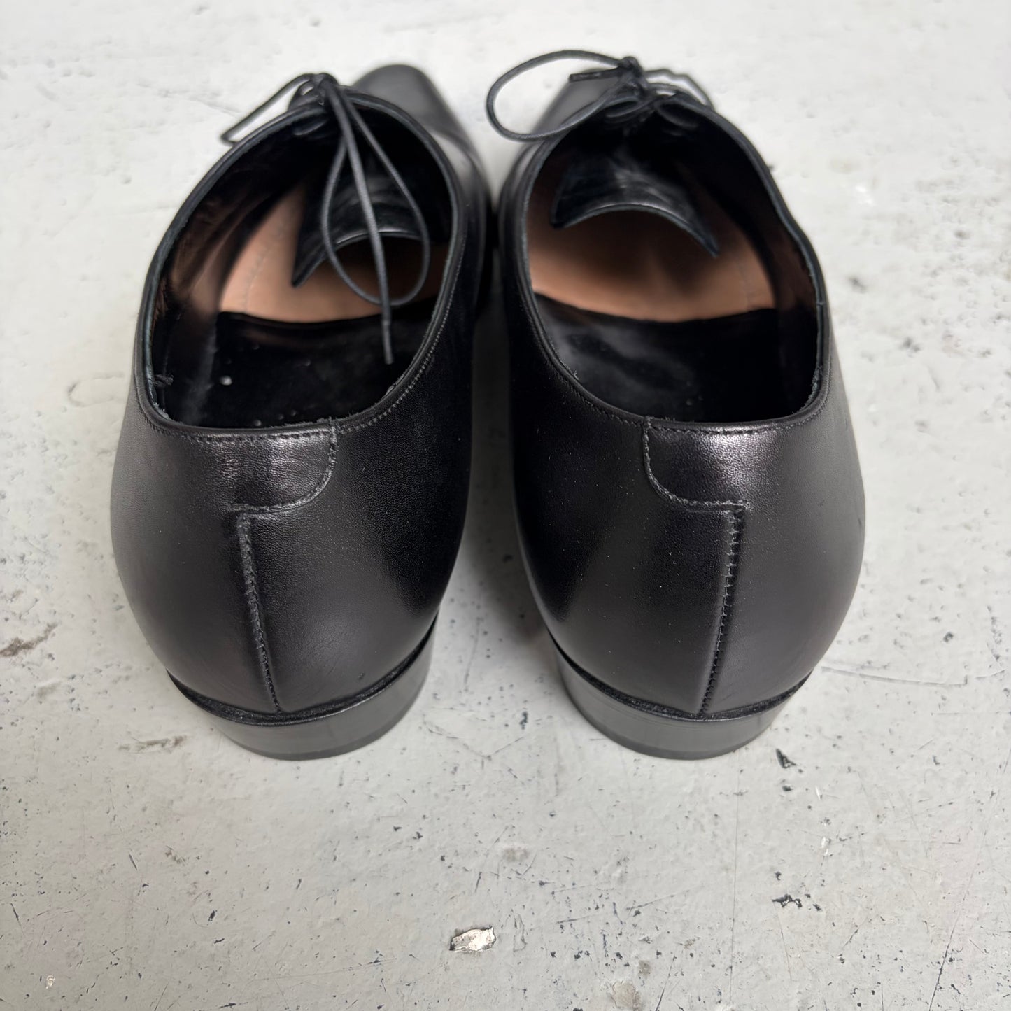 Celine Jacno Black Leather Shoes (44)