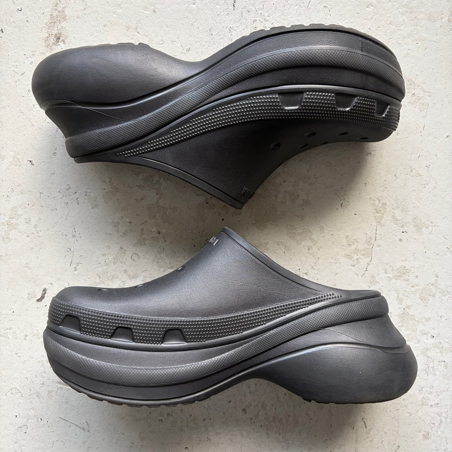 Balenciaga Black Croc Mules (45)