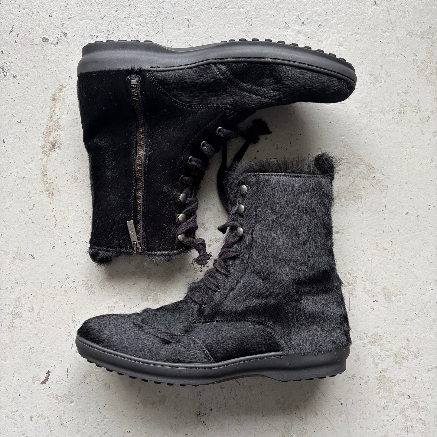 Emporio Armani Pony Hair Boots (7)