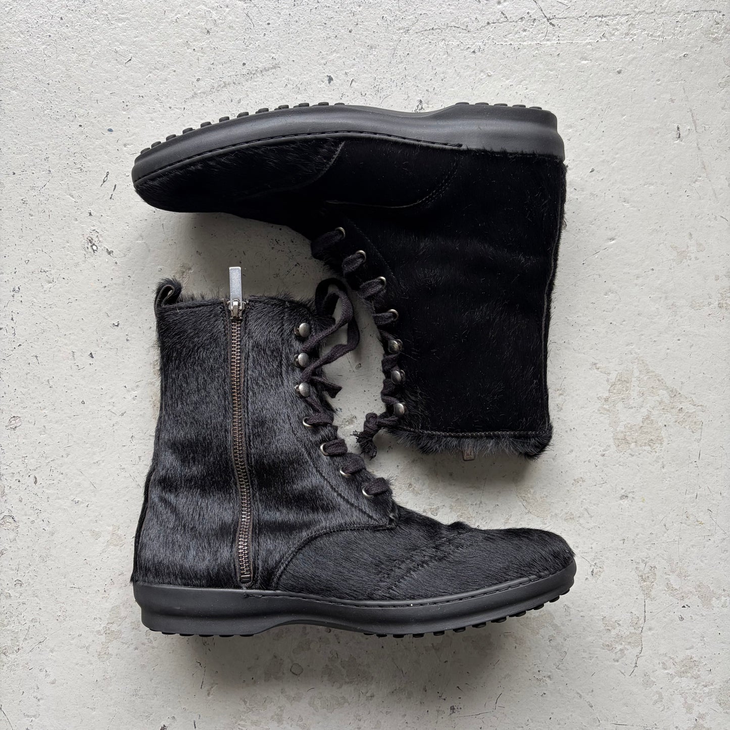 Emporio Armani Pony Hair Boots (7)