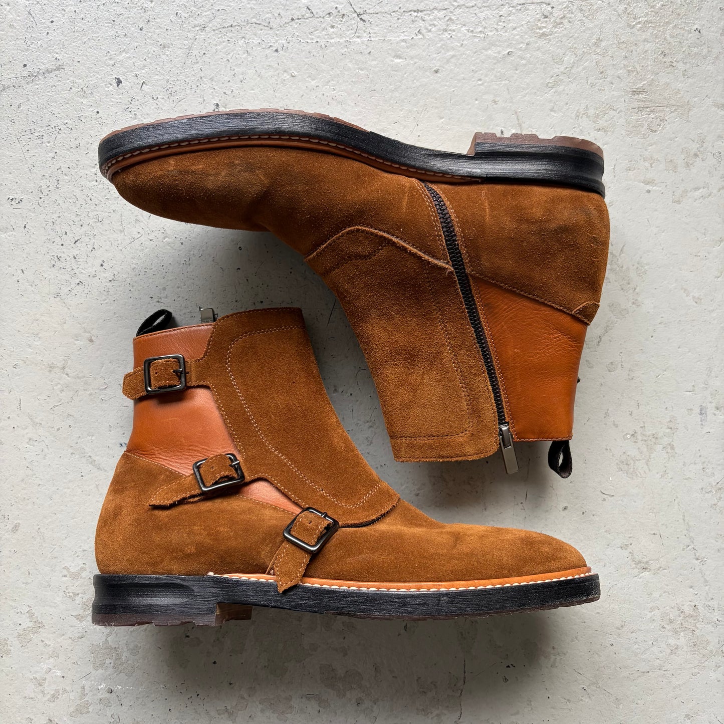 Alexander McQueen Triple Strap Boots (40)