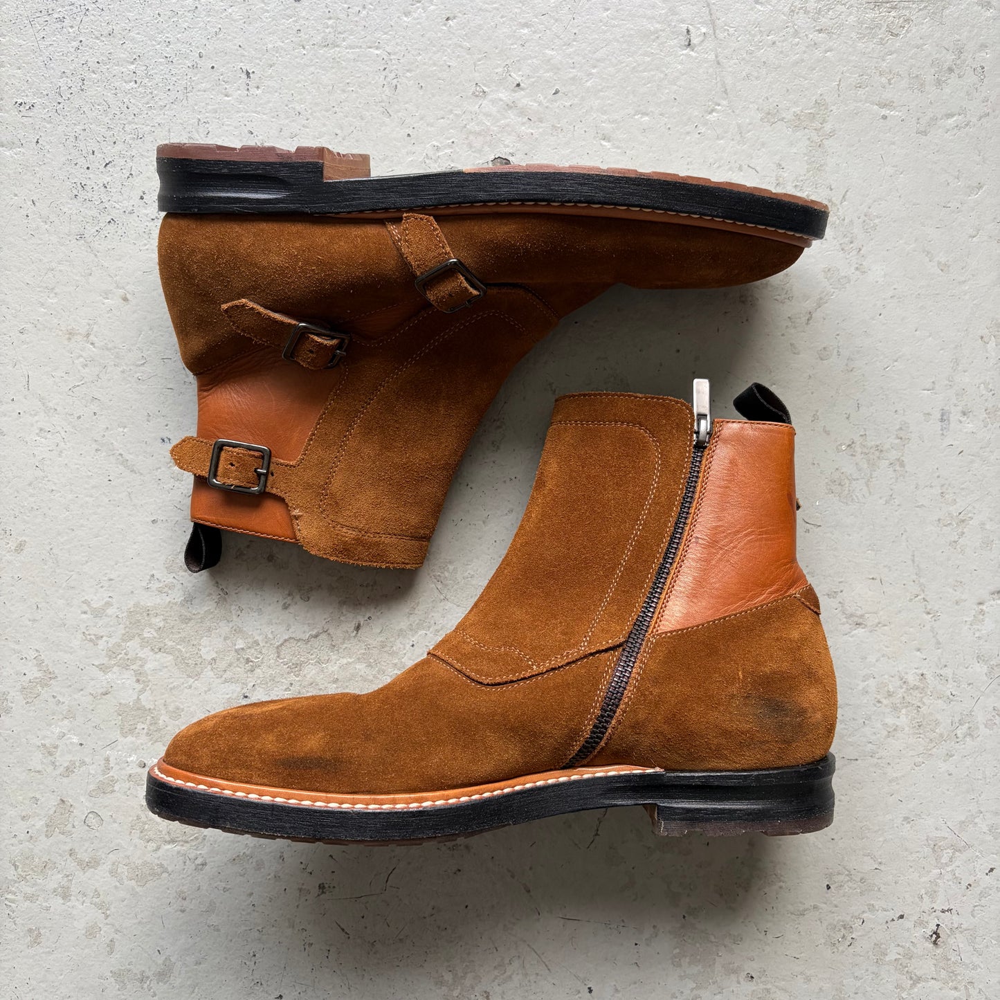 Alexander McQueen Triple Strap Boots (40)