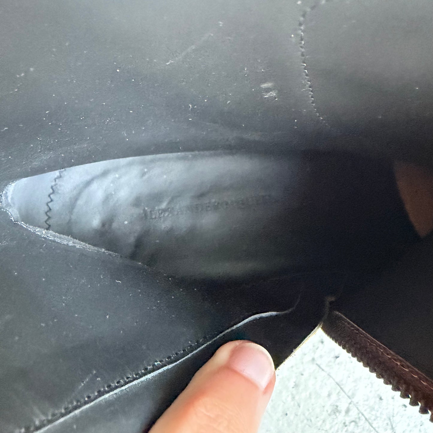 Alexander McQueen Triple Strap Boots (40)