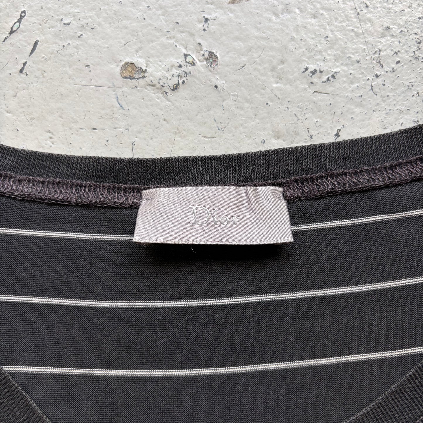 Dior Homme AW04 VOTC Striped Bee Short Sleeve (S)