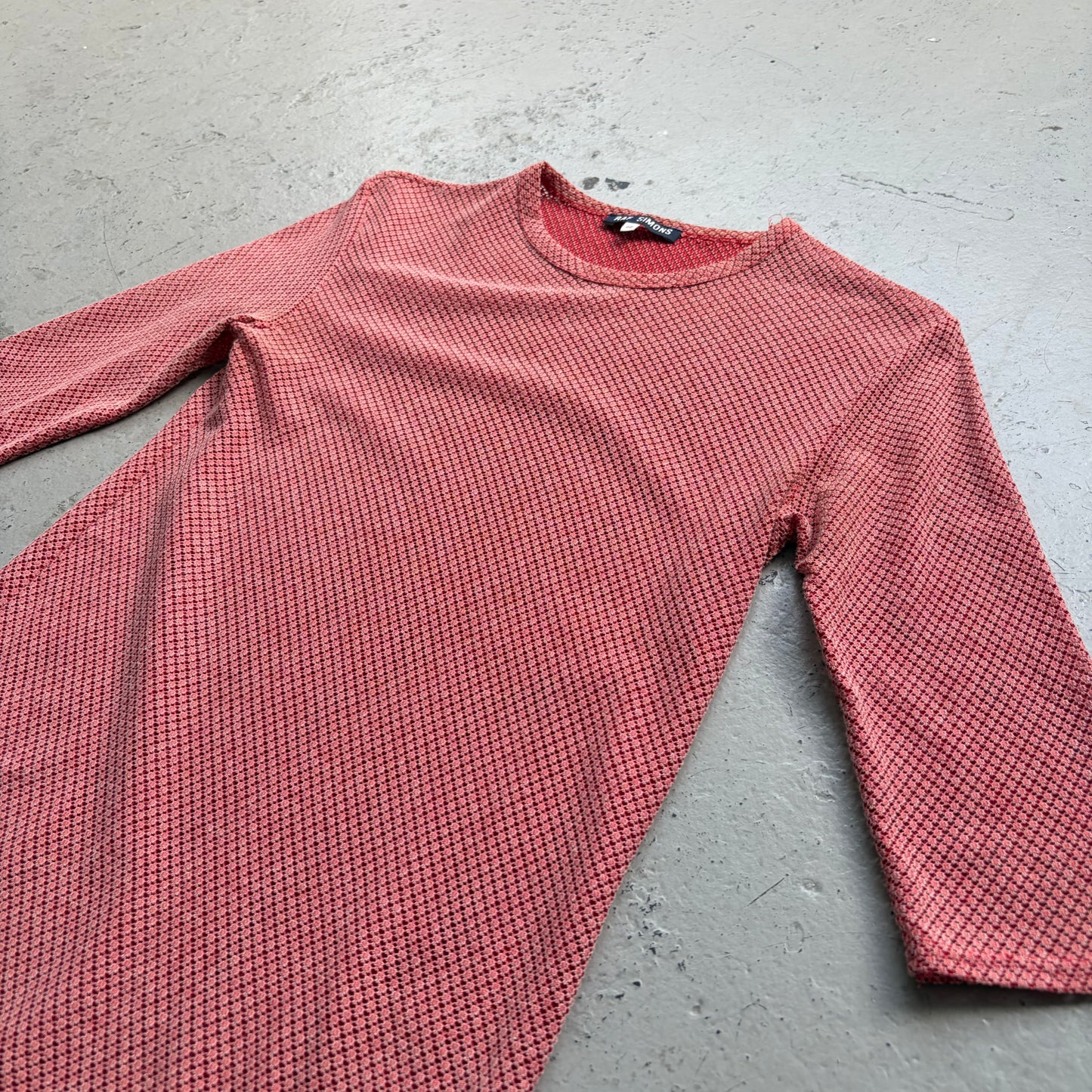Raf Simons 90's Salmon Sheer Long Sleeve (48)