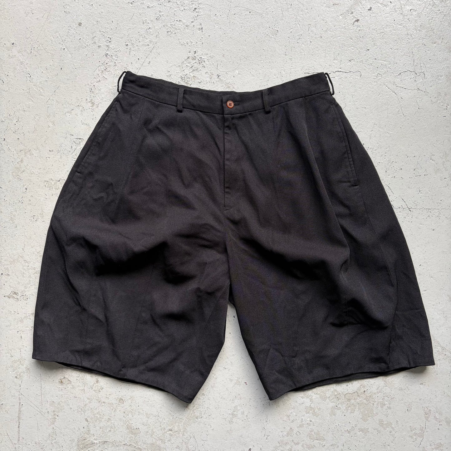 Comme Des Garcons Black Pleated Shorts (L)