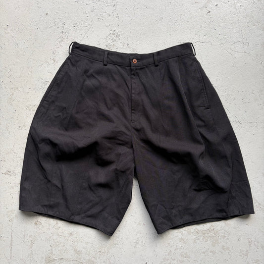 Comme Des Garcons Black Pleated Shorts (L)