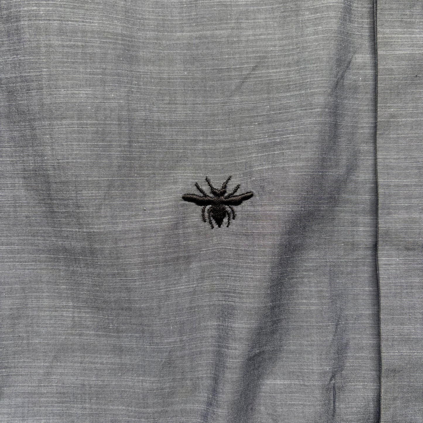 Dior Homme KVA Grey Button Up Bee Long Sleeve (38)