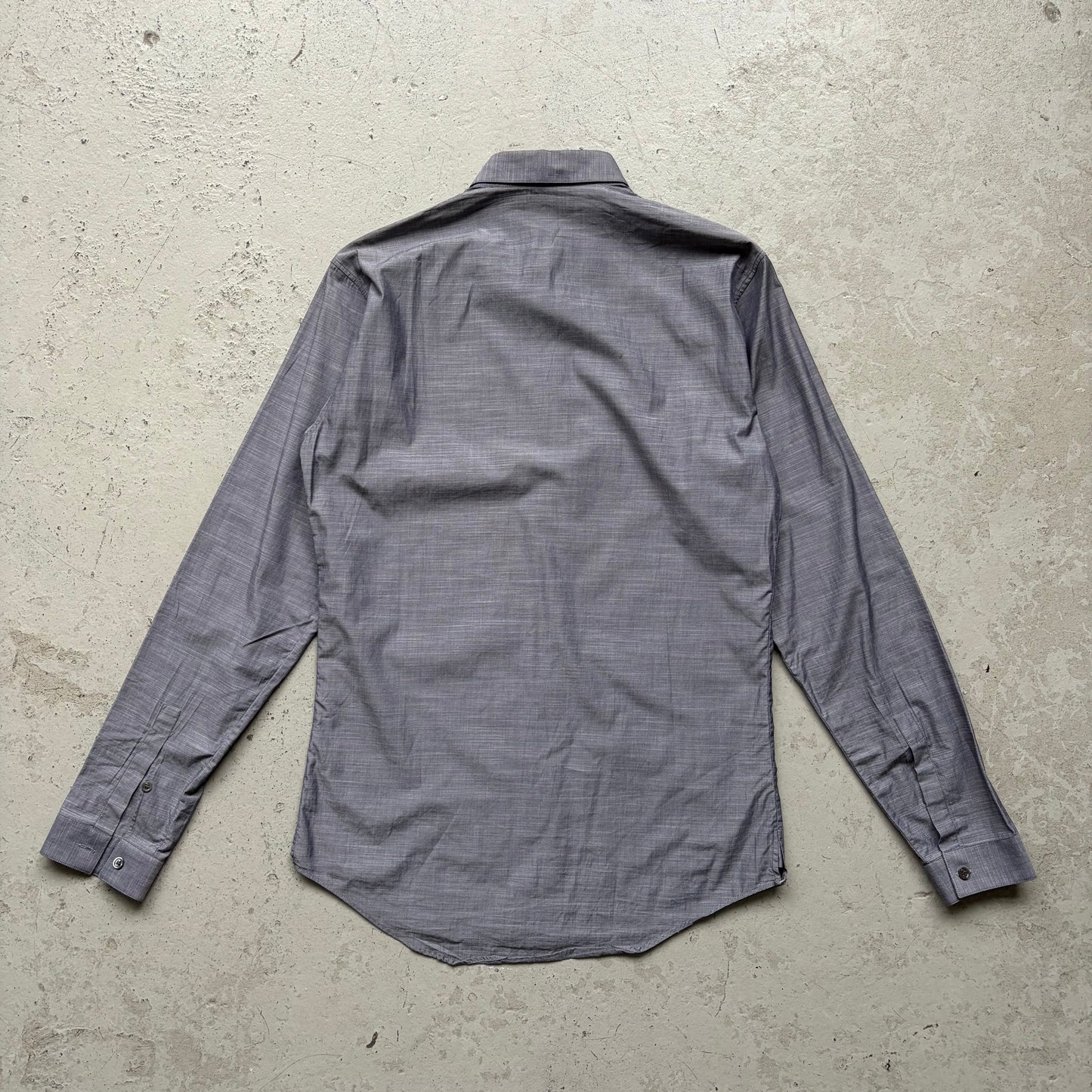 Dior Homme KVA Grey Button Up Bee Long Sleeve (38)