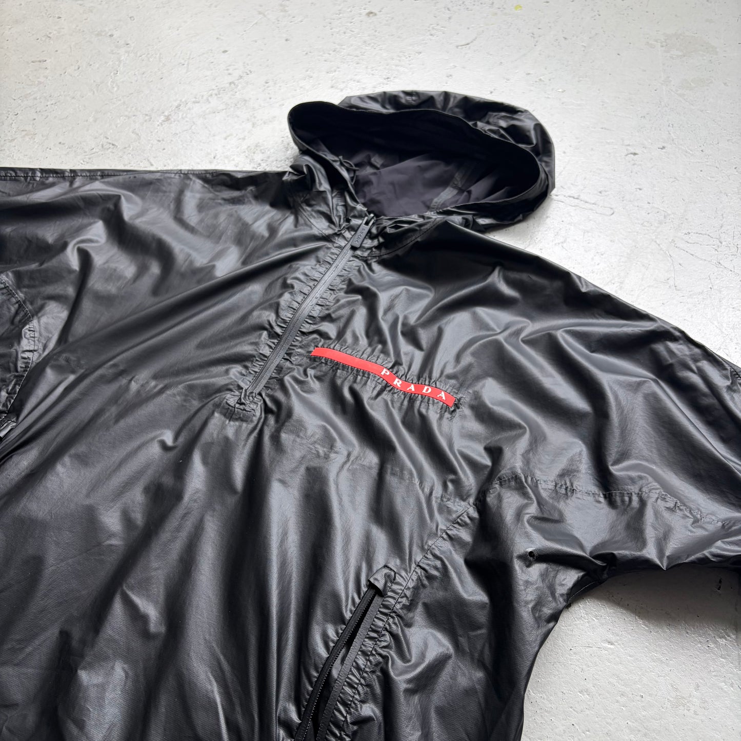 Prada Black Short Sleeve Anorak (54)