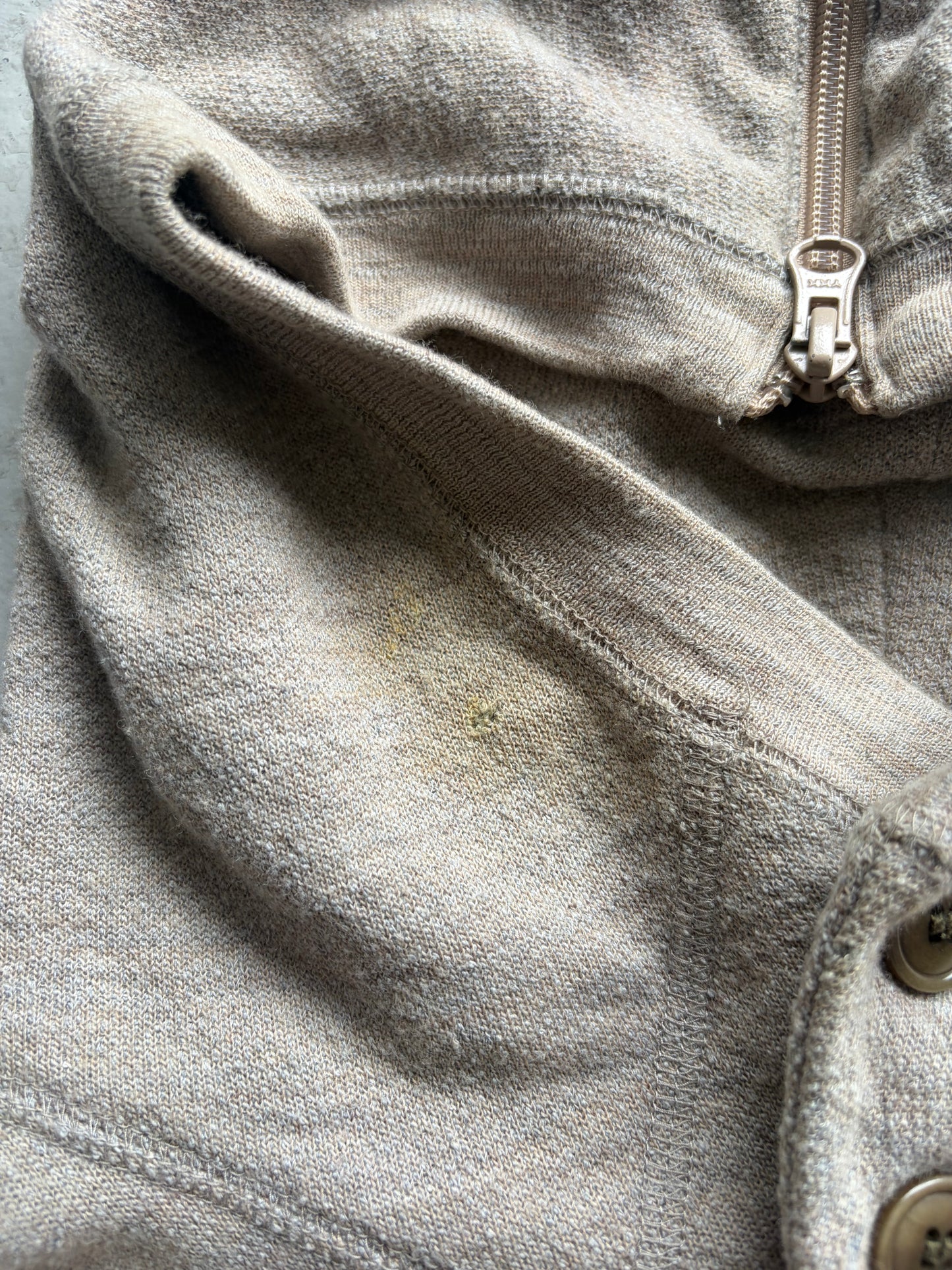 Zucca Button Up Sweater With Exploder Hood (M)