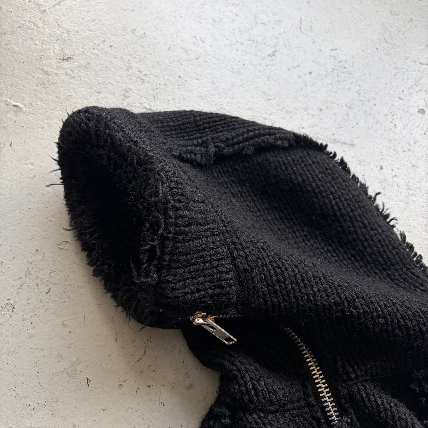 Junya Watanabe AD2003 Black Knitted Parka (S)