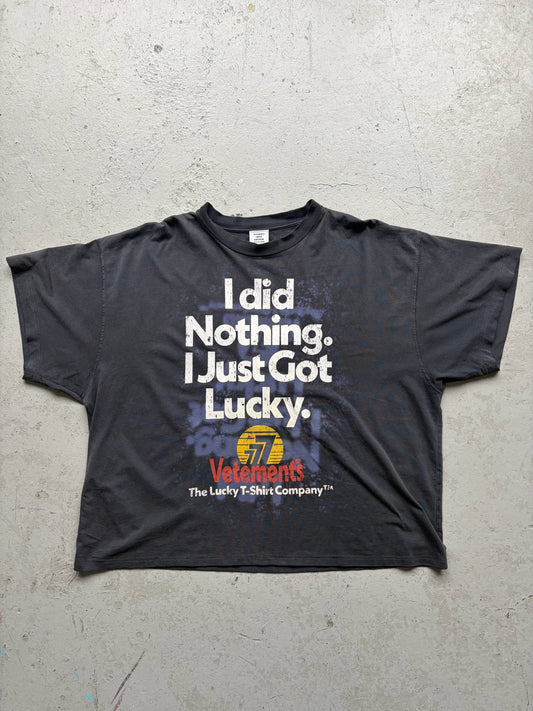 Vetements "I Just Got Lucky" Short Sleeve Shirt (L)