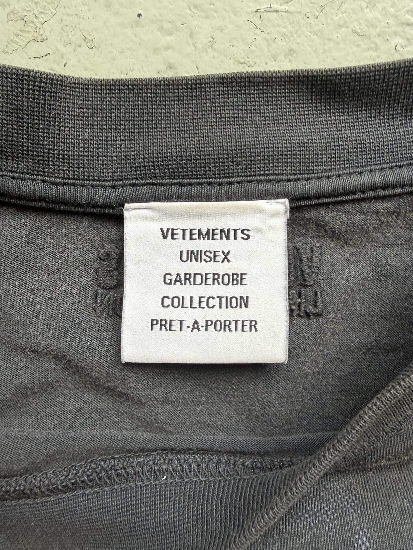 Vetements "I Just Got Lucky" Short Sleeve Shirt (L)
