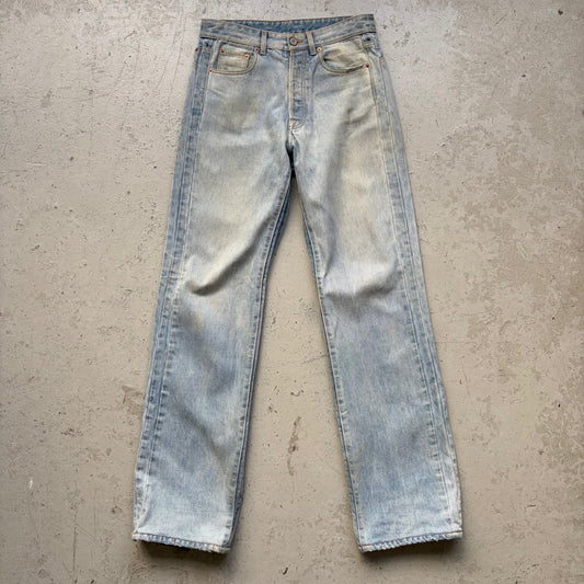 Vetements Wide Leg Light Wash Denim (M)