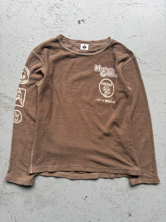Hysteric Mini Brown Long Sleeve Shirt (M)