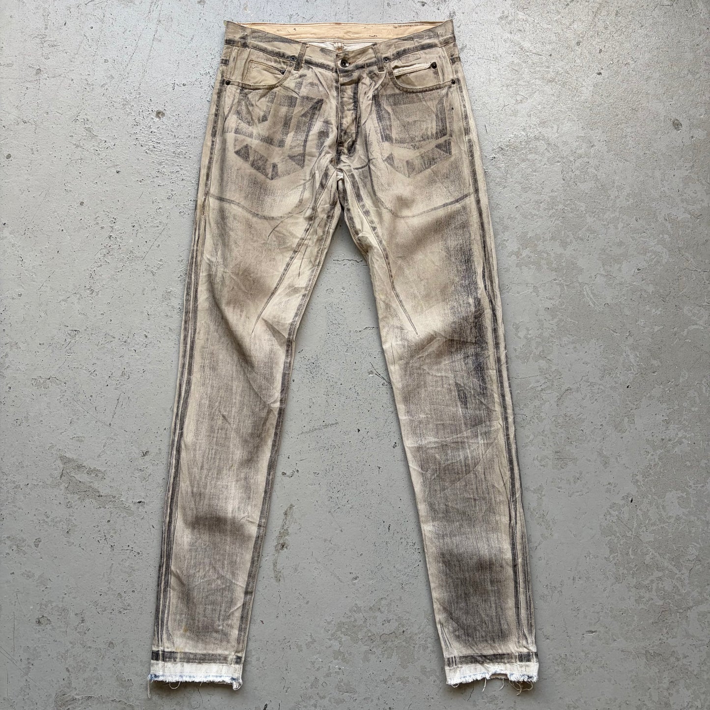 Rick Owens DRKSHDW SS10 Gravel Waxed Detroit Denim (33)