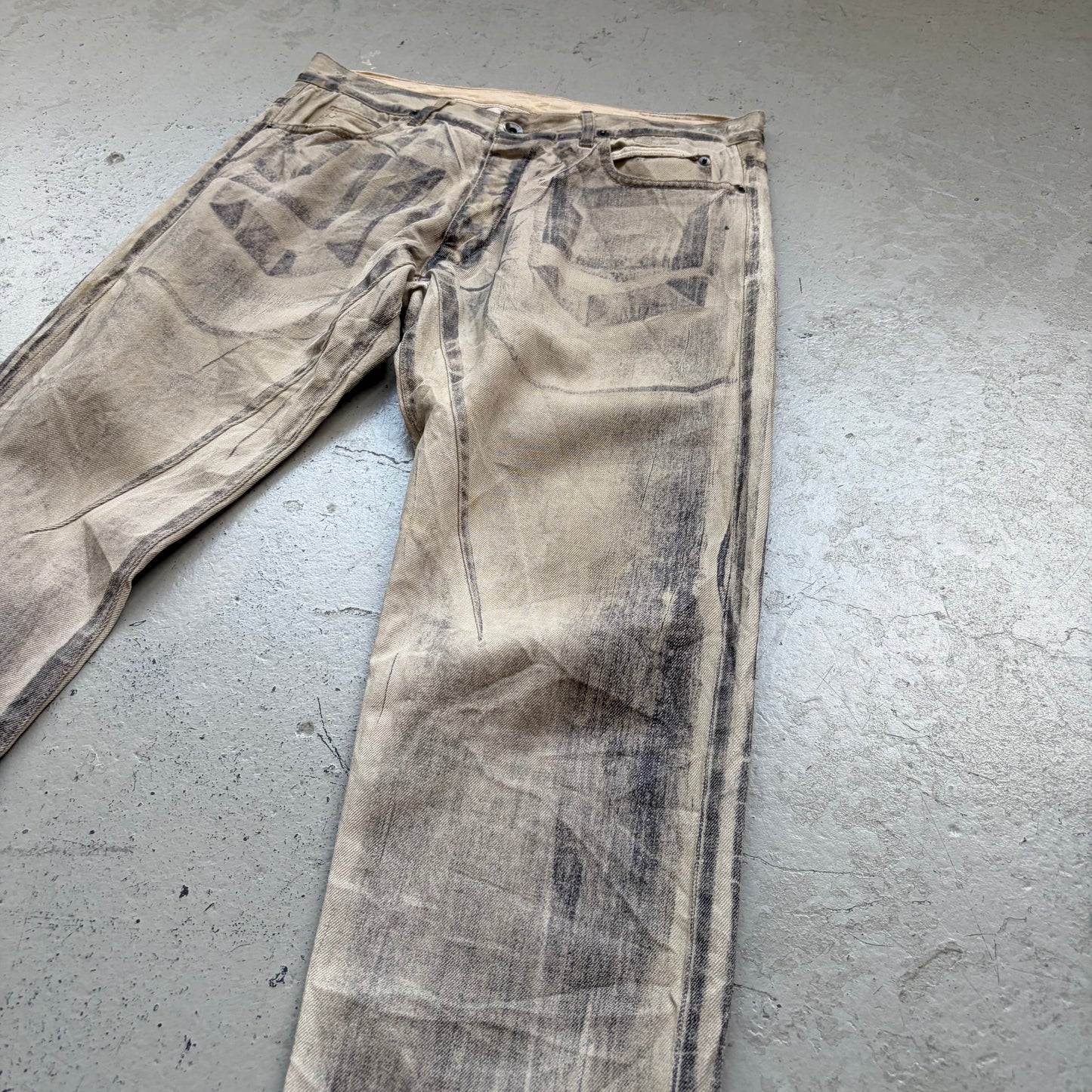 Rick Owens DRKSHDW SS10 Gravel Waxed Detroit Denim (33)