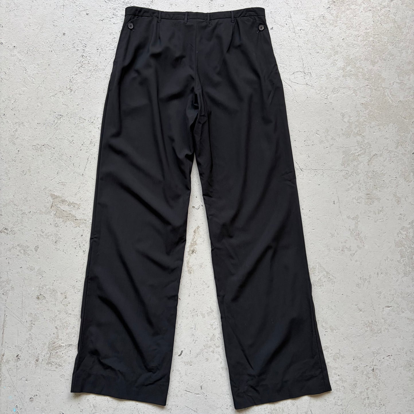 Jil Sander Button Pocket Light Wool Trousers (38)