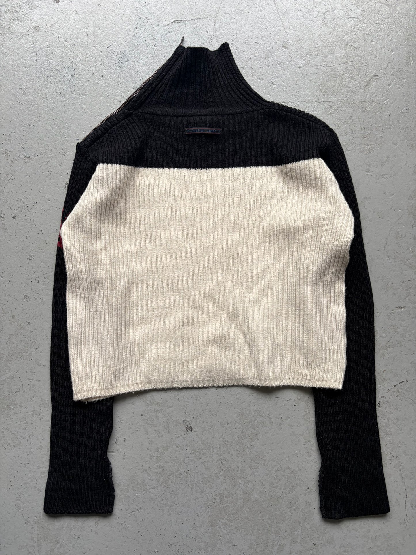 Jean Paul Gaultier Jeans Black & White Sweater (S)
