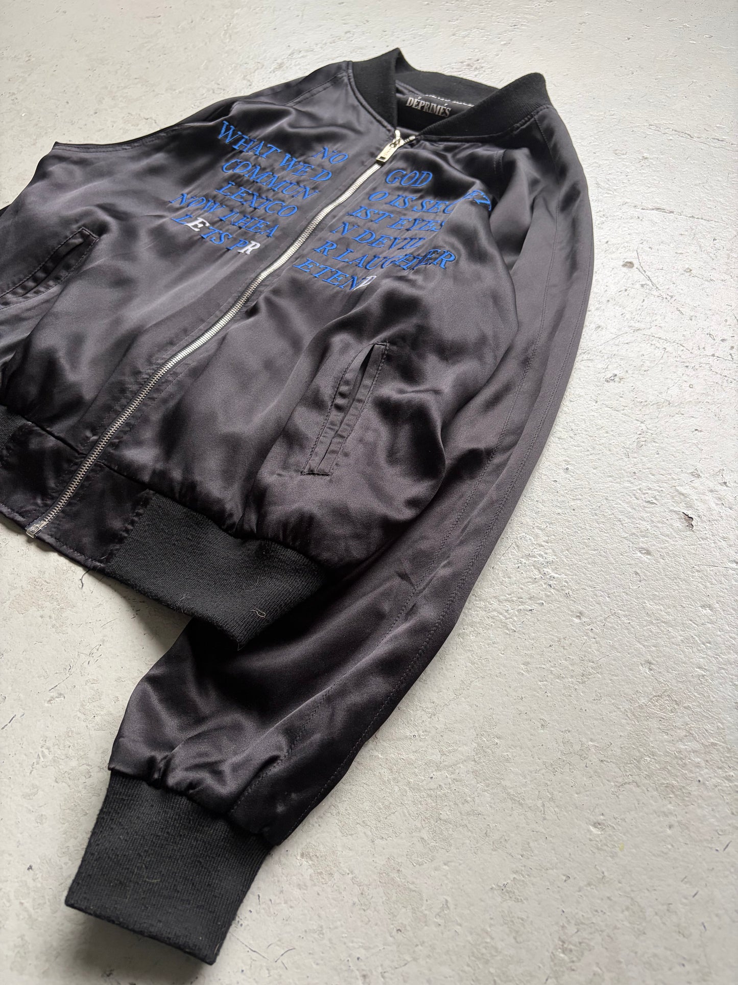 Enfants Riches Deprimes AW17 Germs Silk Bomber Jacket (XL)