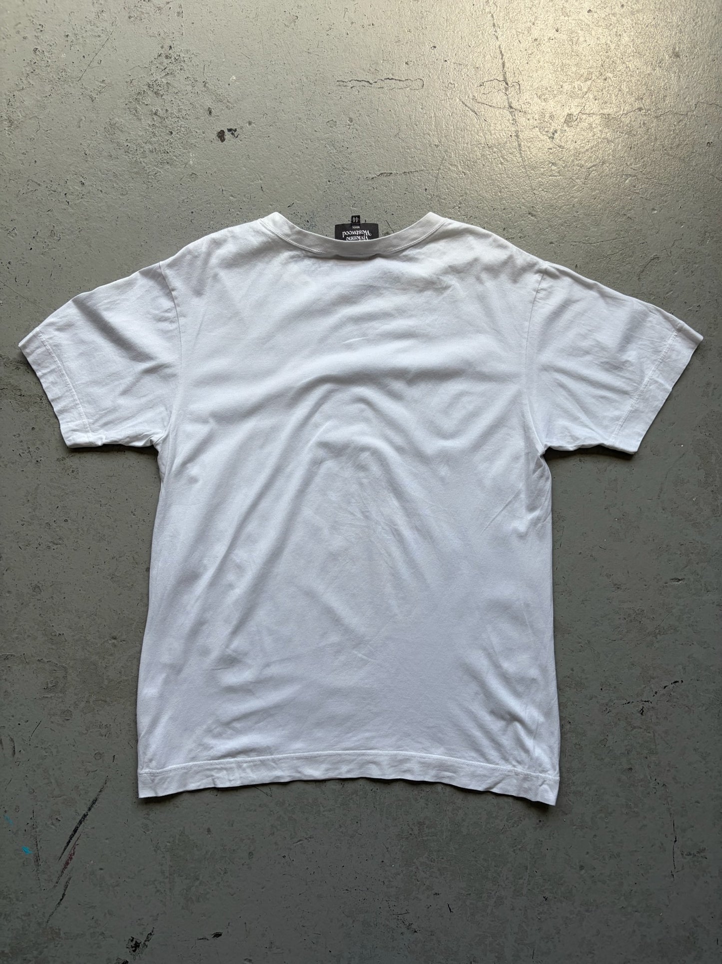 Vivienne Westwood White Orb Short Sleeve Shirt (44)