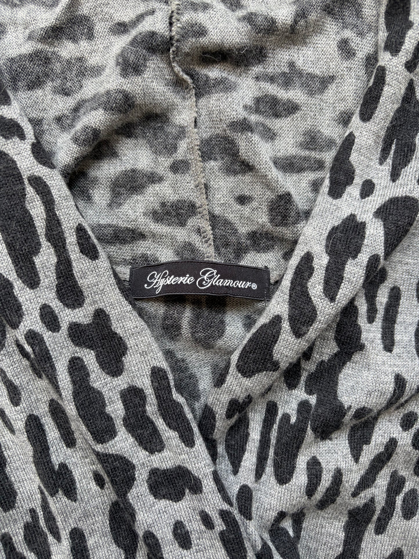 Hysteric Glamour Cheetah Print Cardigan (FREE)