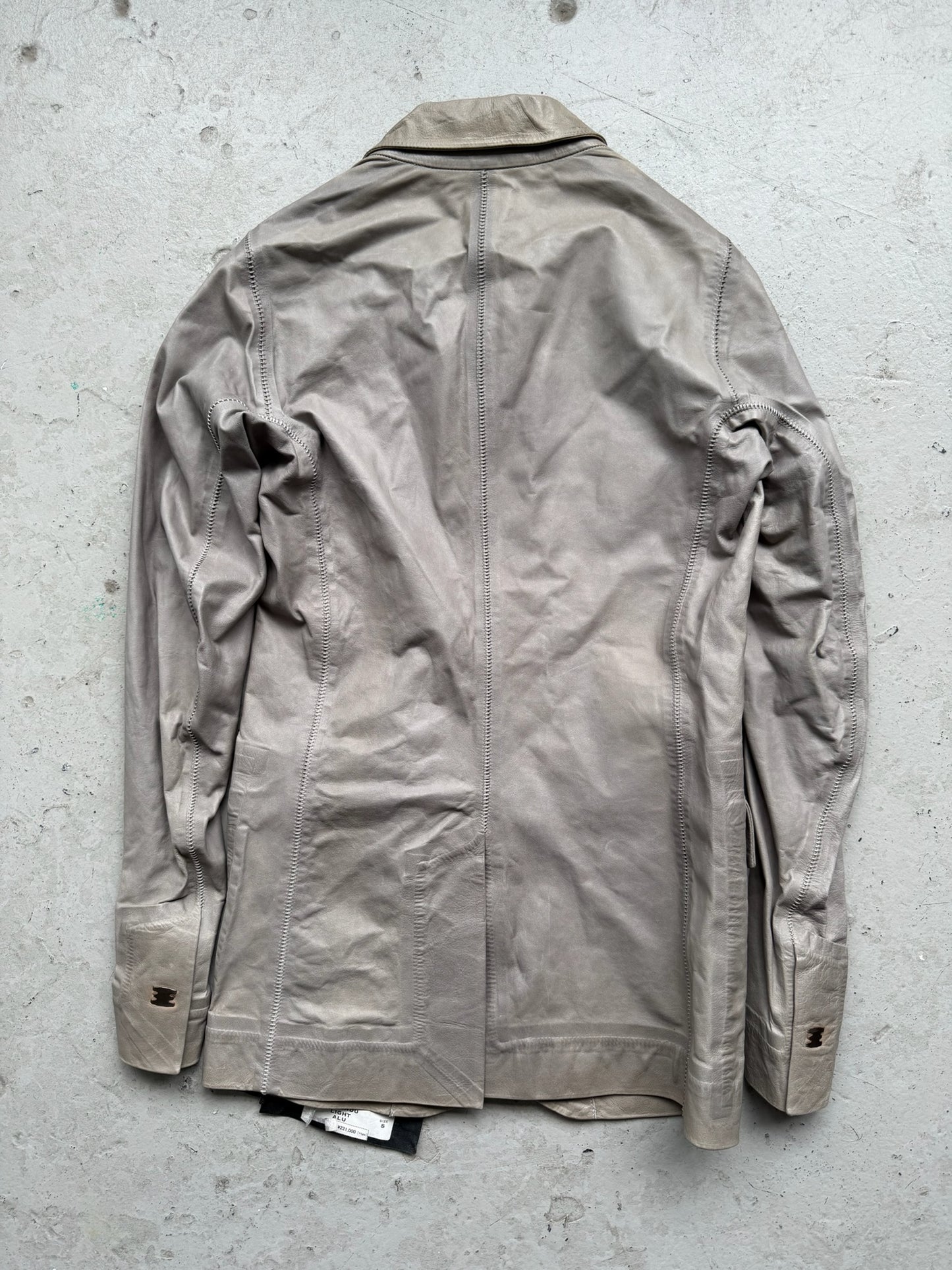 Isaac Sellam Detendu Light Alu Leather Jacket (S)