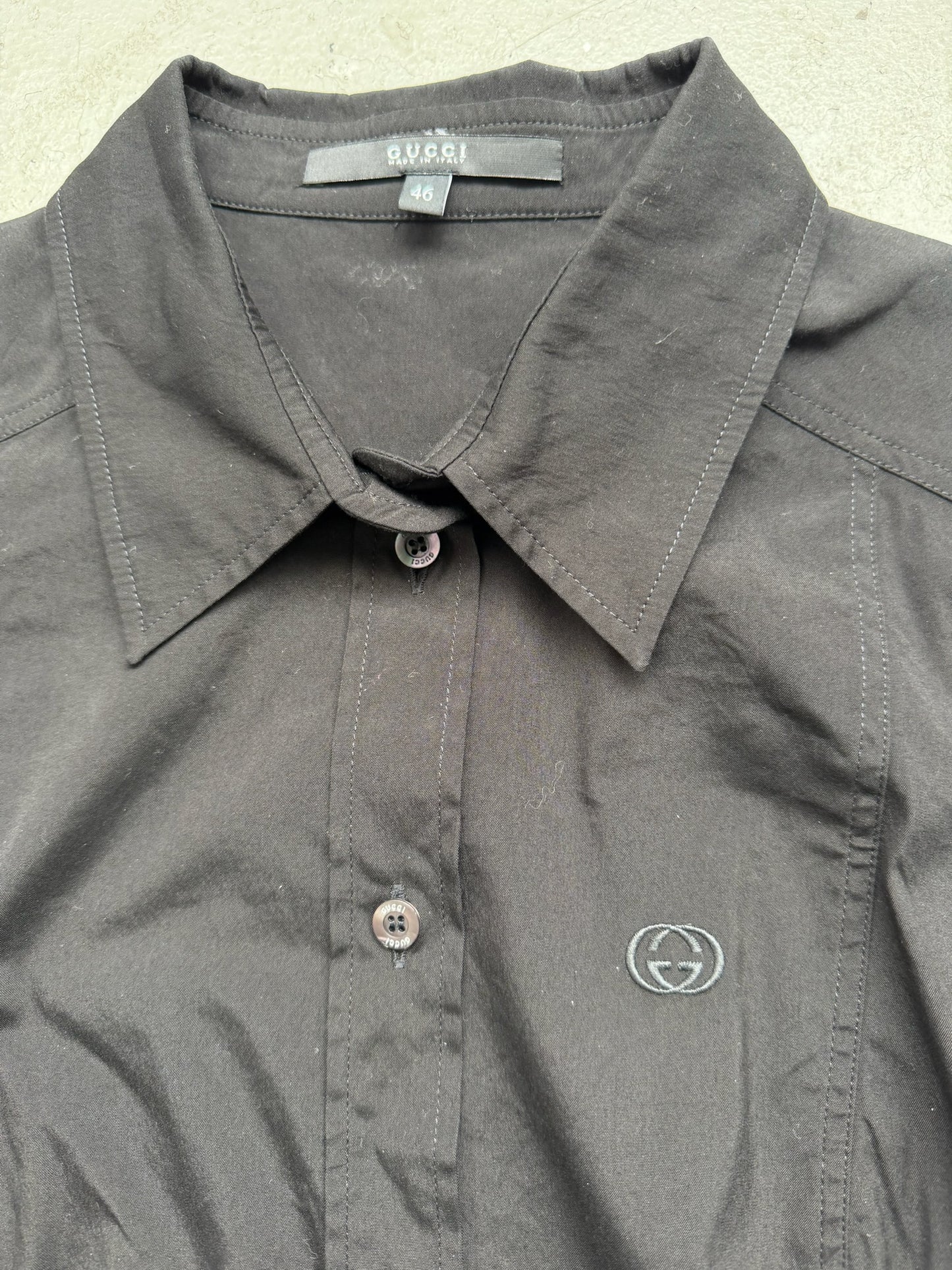Gucci Black Button Up (46)