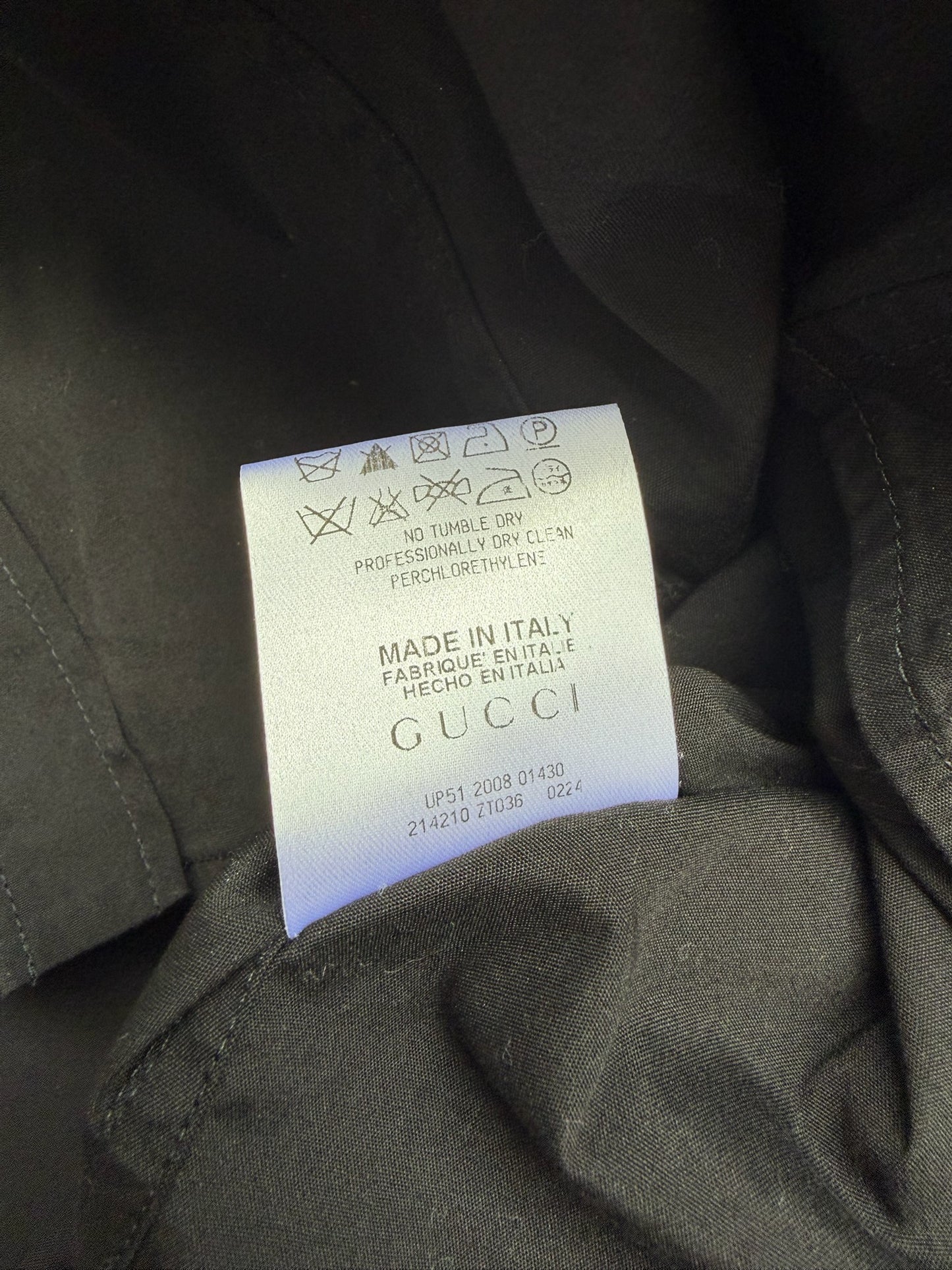 Gucci Black Button Up (46)
