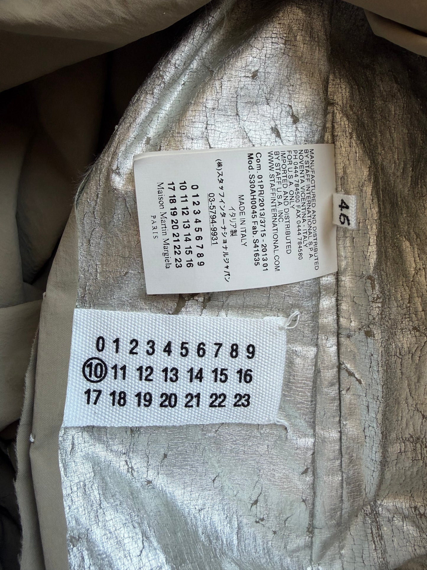 Maison Martin Margiela 13SS Metallic Coat (46)