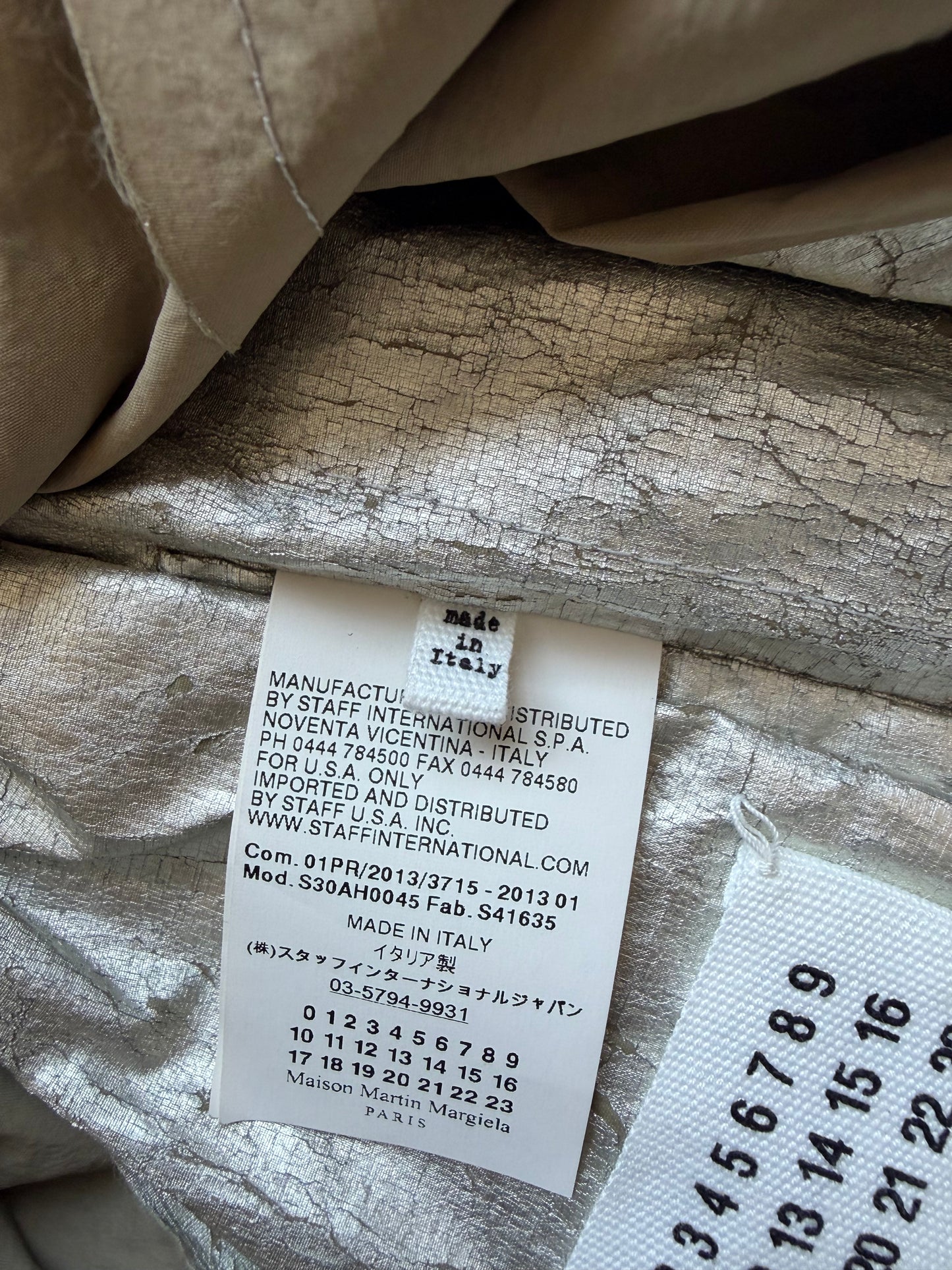 Maison Martin Margiela 13SS Metallic Coat (46)