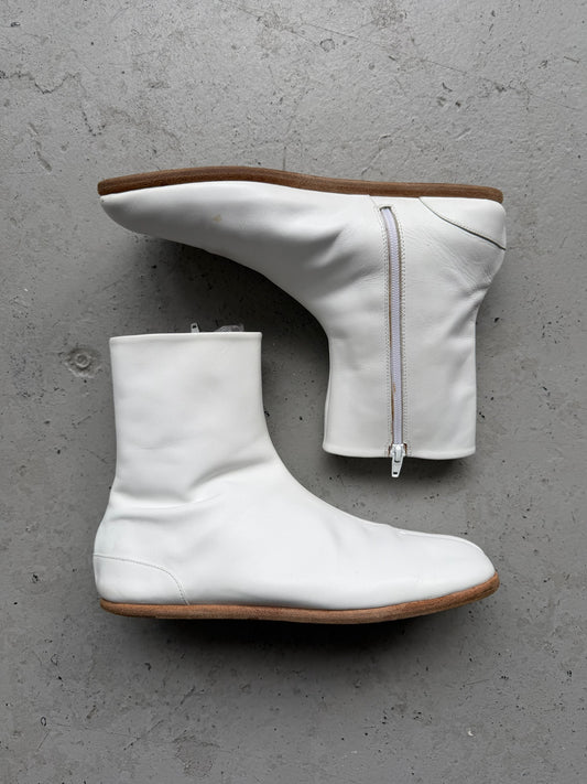 Maison Margiela White Flat Tabi (43)