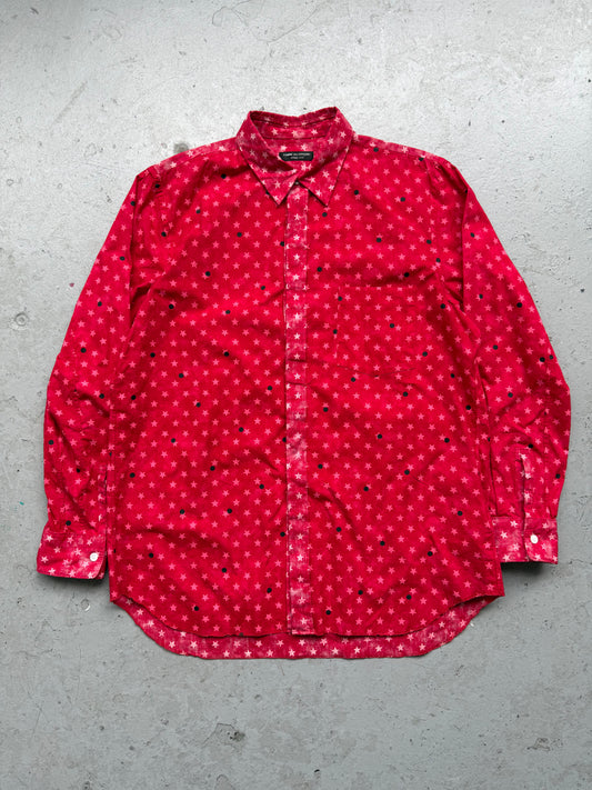 Comme Des Garcons Homme Plus AD2002 Red Star Button Up (L)
