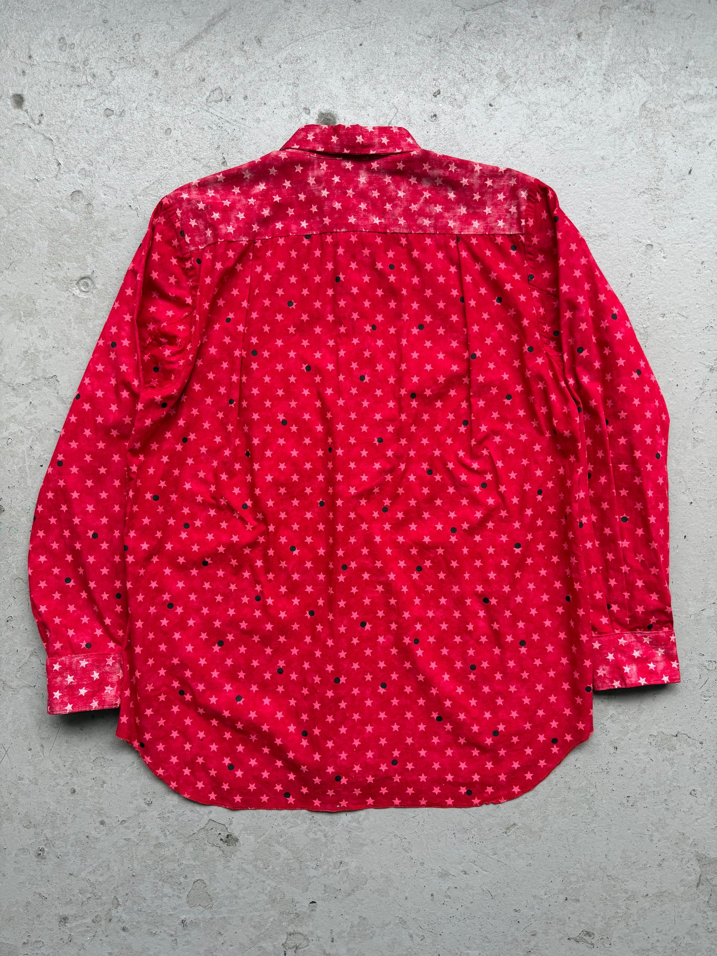Comme Des Garcons Homme Plus AD2002 Red Star Button Up (L)