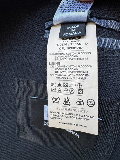 Dolce & Gabanna Blue Wool Blazer (54)