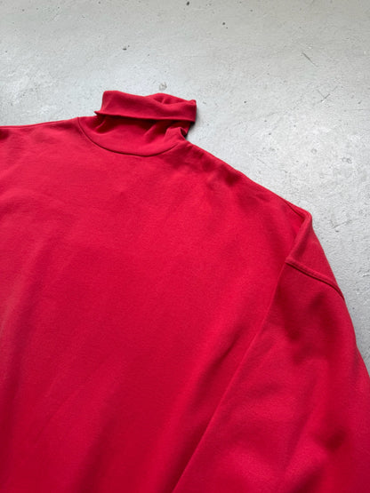 Balenciaga Red Turtleneck (S)