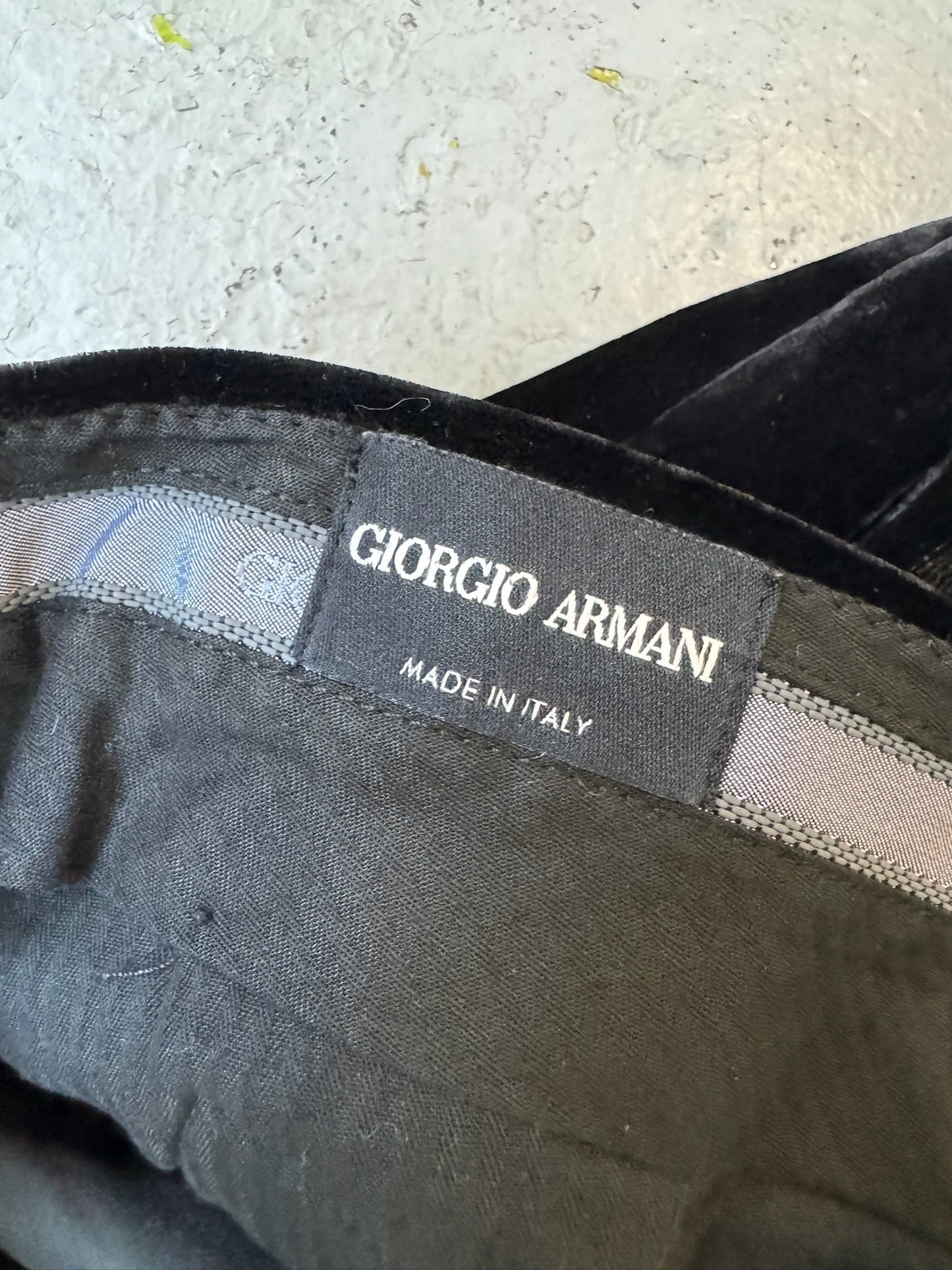 Giorgio Armani Velvet Trousers (M)