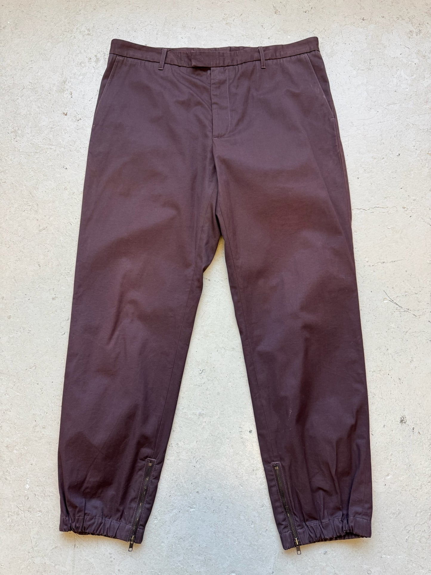 Bottega Veneta Maroon Trousers (56)