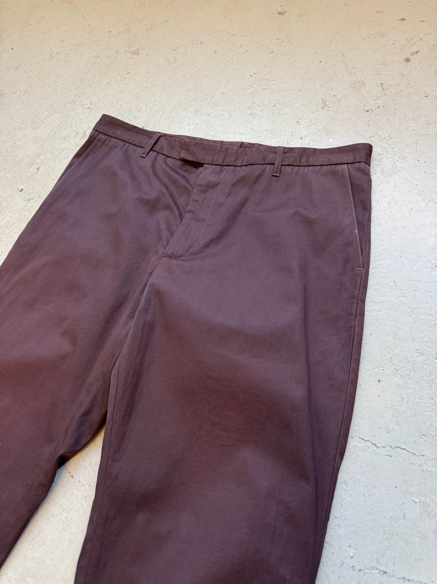Bottega Veneta Maroon Trousers (56)
