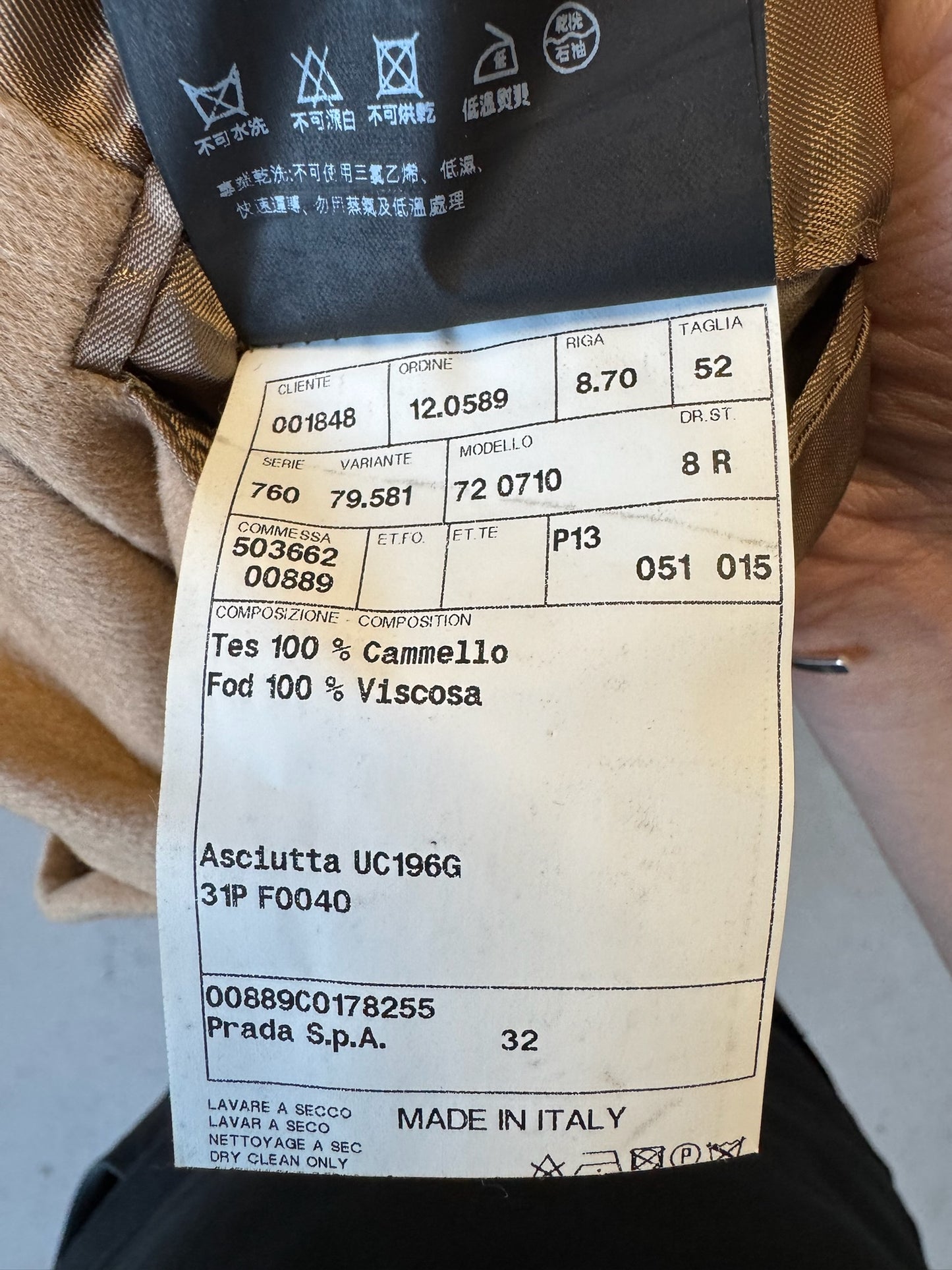 Prada Tan Camel Fur Coat (52)