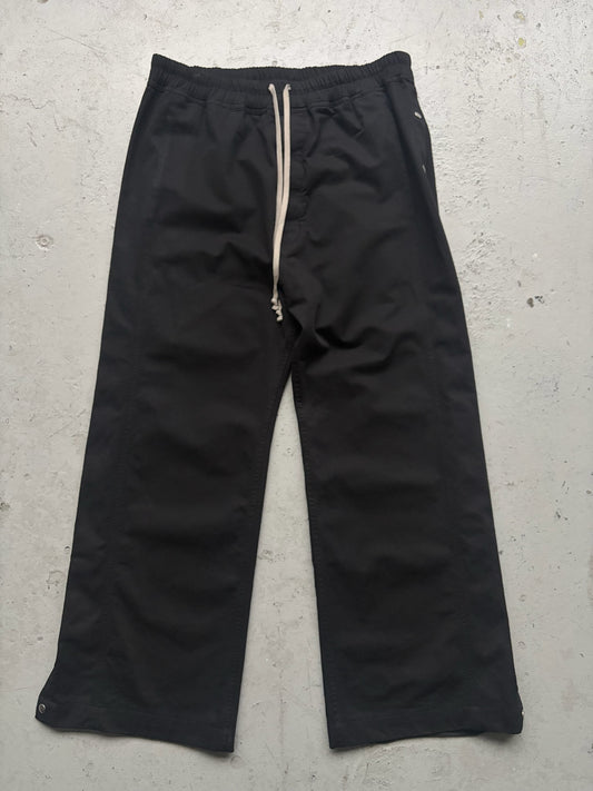 Rick Owens DRKSHDW FW24 Black Pusher Pants (XL)
