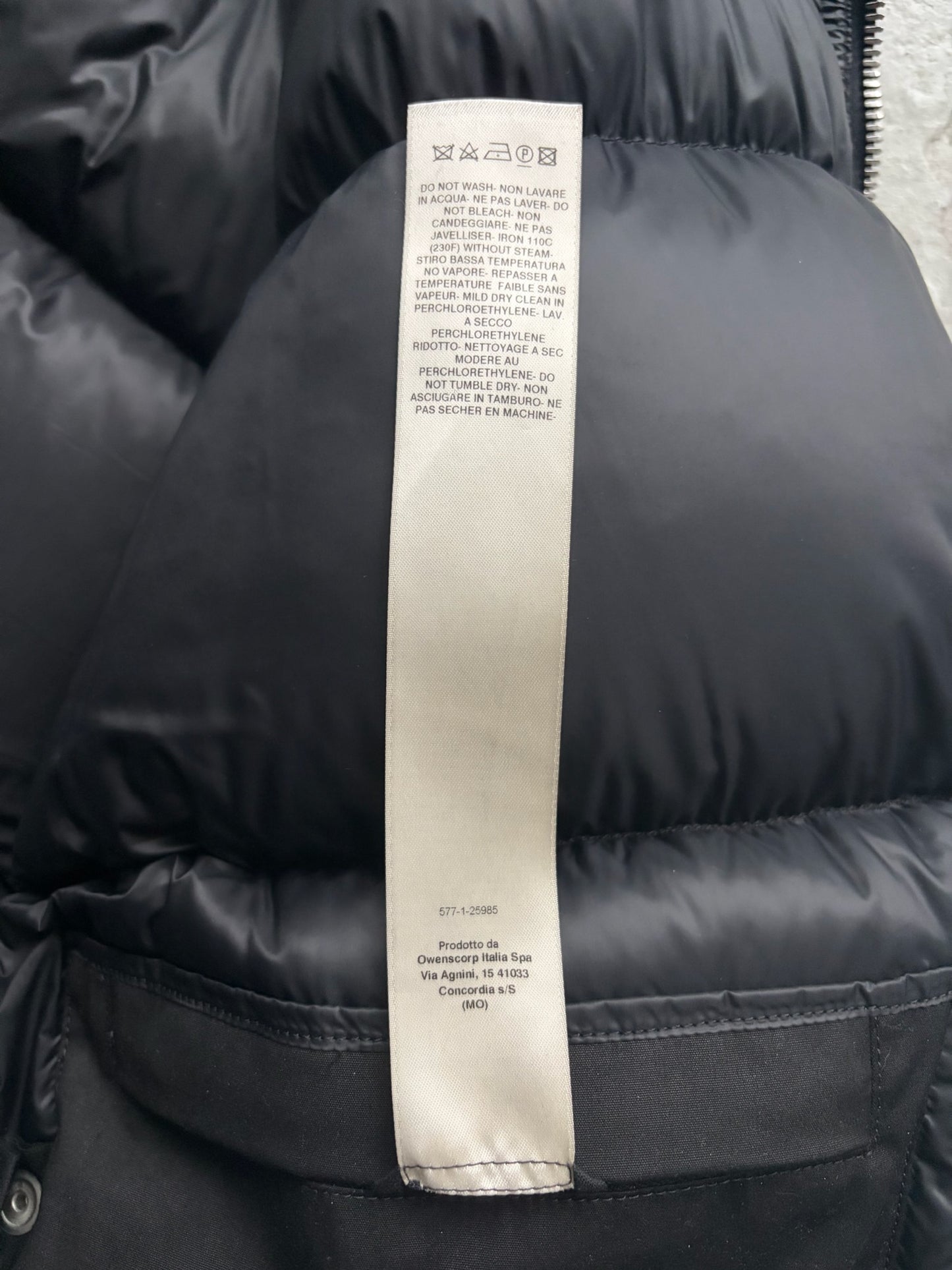 Rick Owens FW24 PORTERVILLE Black Down Jacket (56)