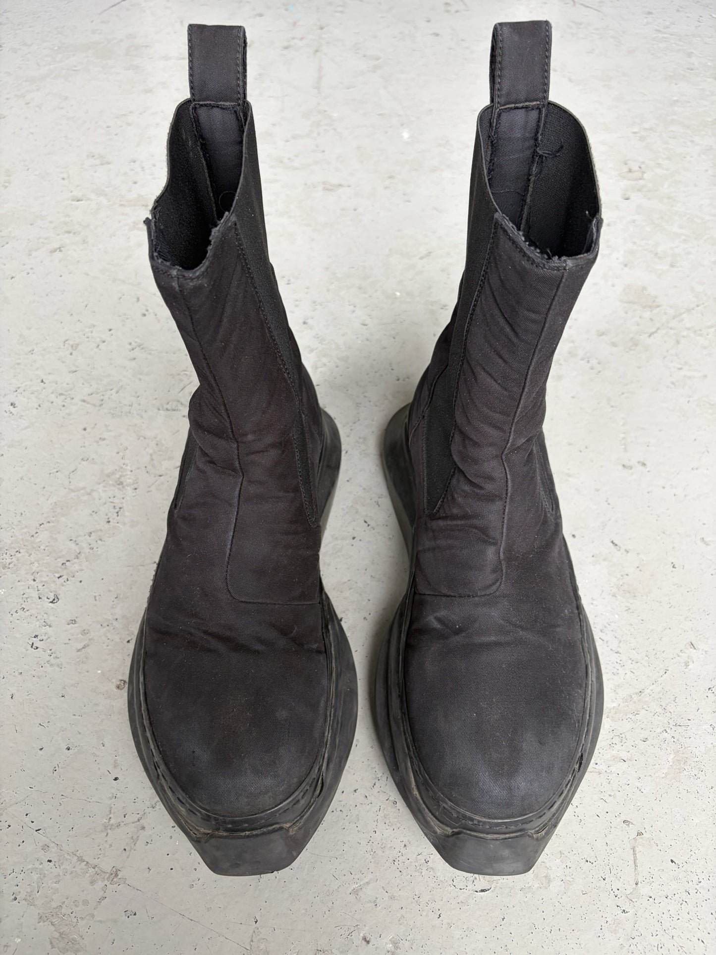 Rick Owens DRKSHDW Beatle Abstract Boots (44)