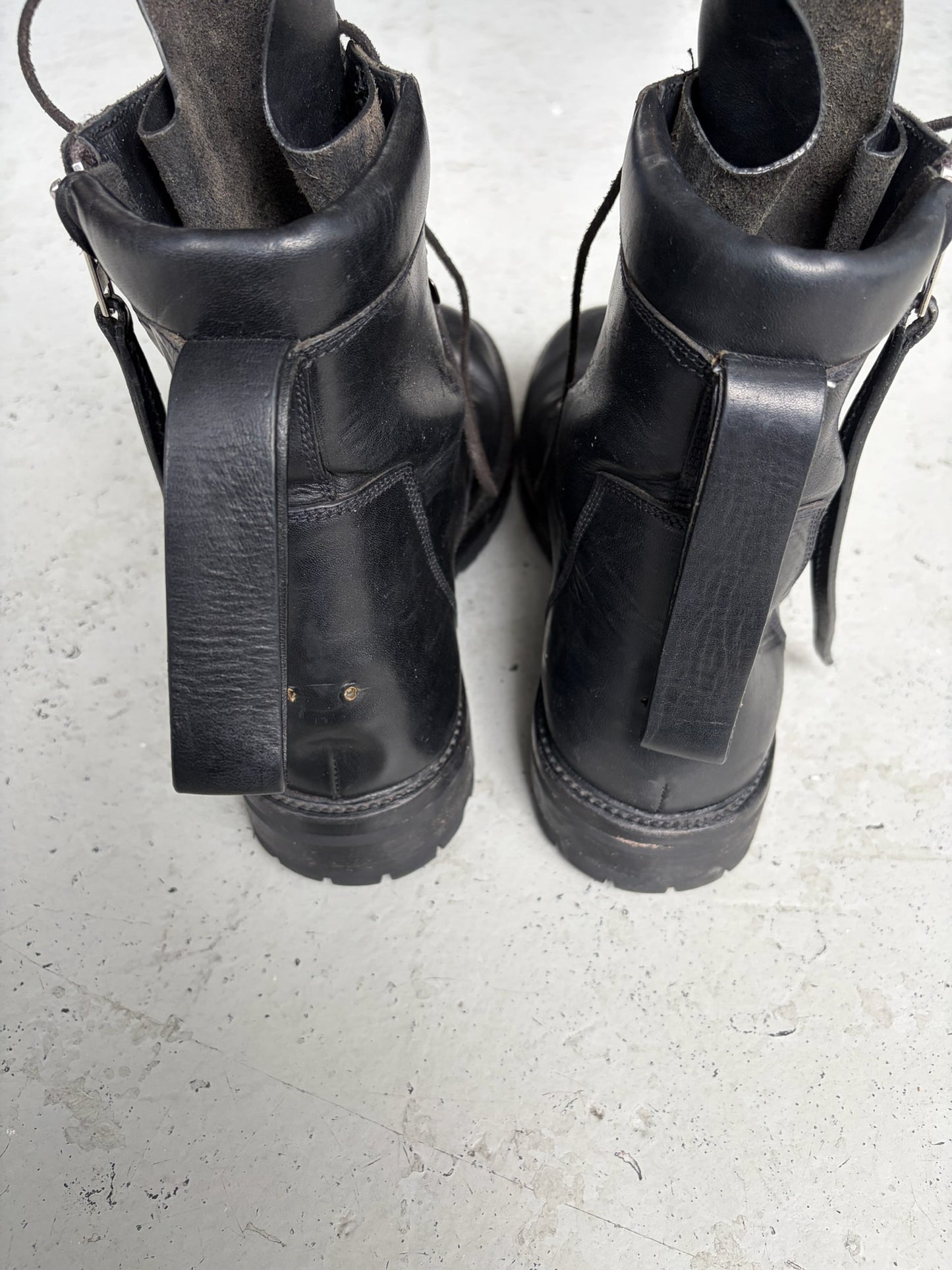 Rick Owens SS16 Cyclops Goodyear Combat Boots (43.5)