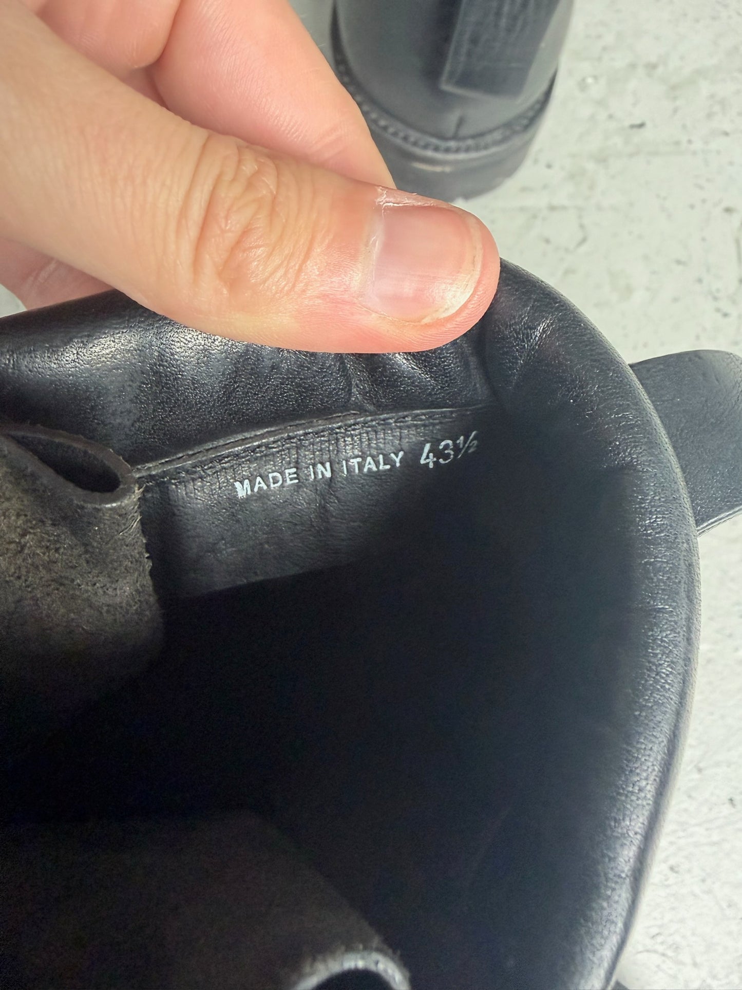 Rick Owens SS16 Cyclops Goodyear Combat Boots (43.5)