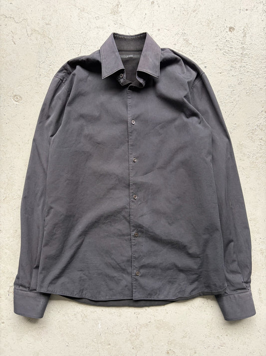 Gucci Black Fleece Lined Button Up (M)